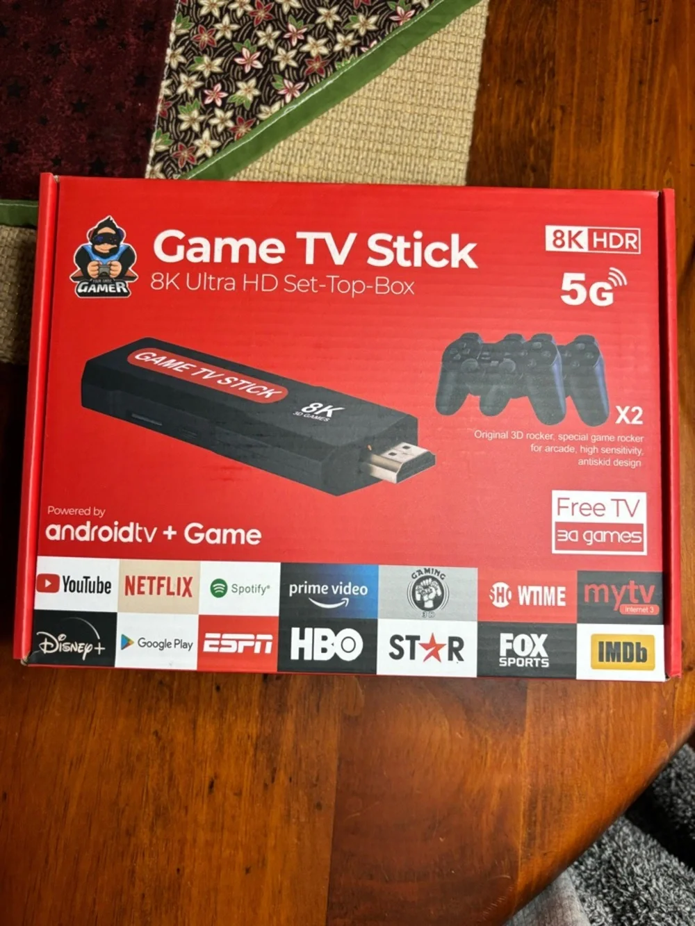 Game TV Stick 8K Ultra HD Set-Top Box NIB